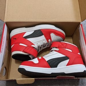 Kids Puma Rebound Layup SL V High Top Shoes